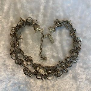 ☘️Anat Silver Tone Choker